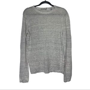 Vince 100% linen knit long sleeve sweater